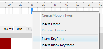 Insert Keyframe