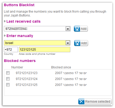 Editor - Availability blacklist